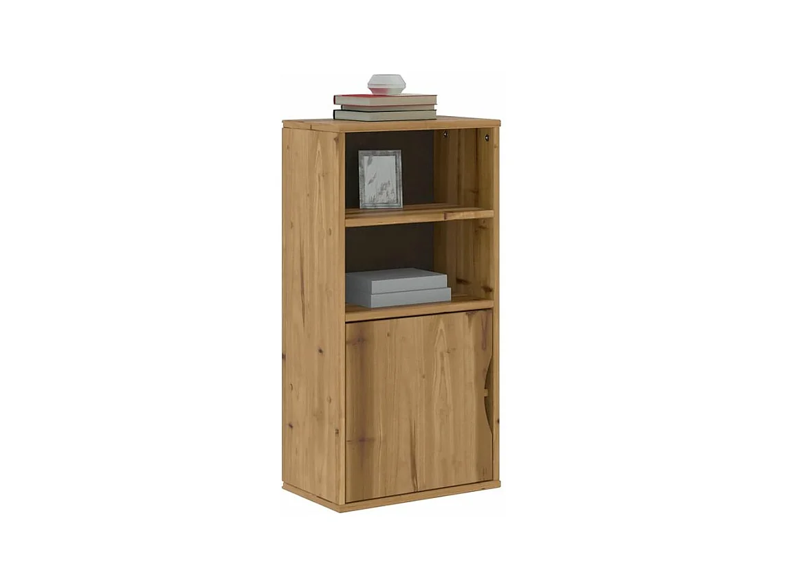 Armoire latérale ODDA 40x24x79 bois massif pin