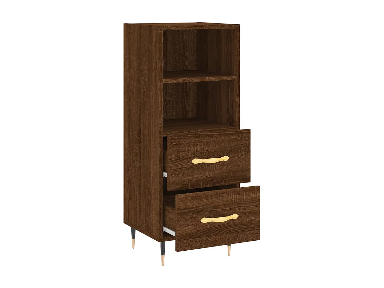 Buffet Chêne marron 34,5x34x90 Bois d'ingénierie