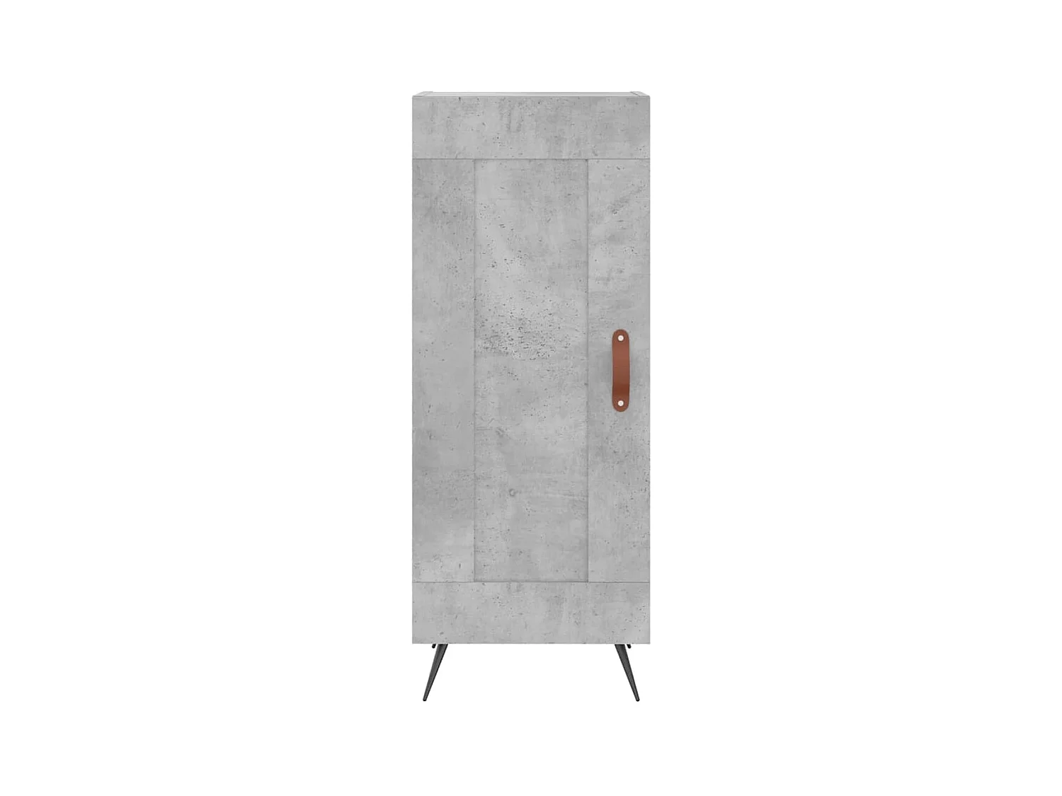 Buffet Gris béton 34,5x34x90 Bois d'ingénierie