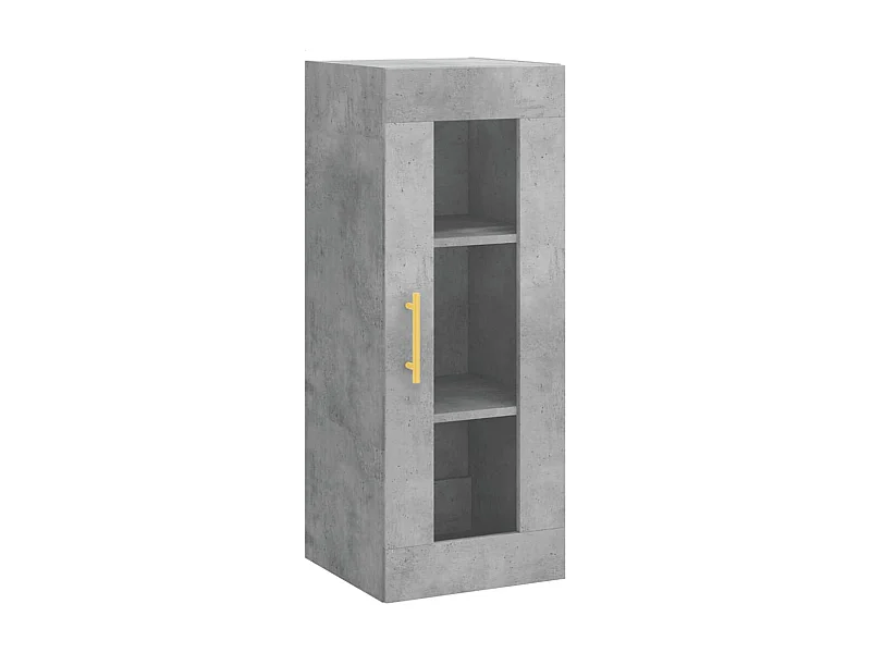 Armoire murale gris béton 34,5x34x90