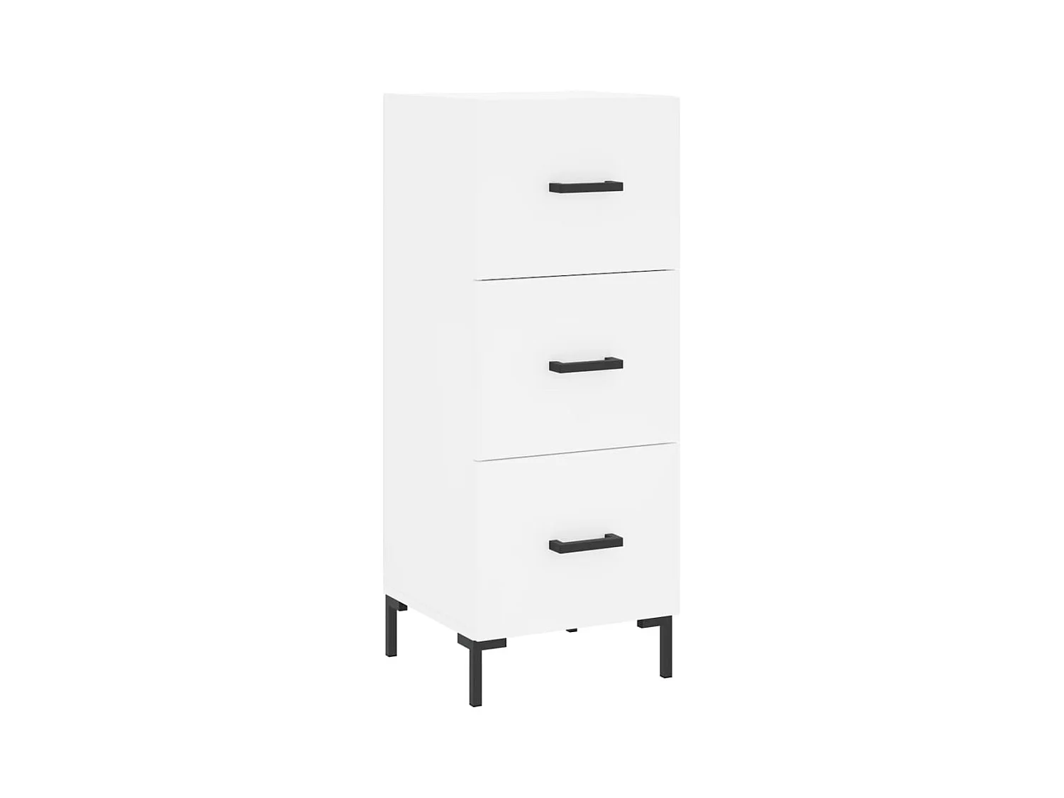 Buffet blanc 34,5x34x90 bois d'ingénierie