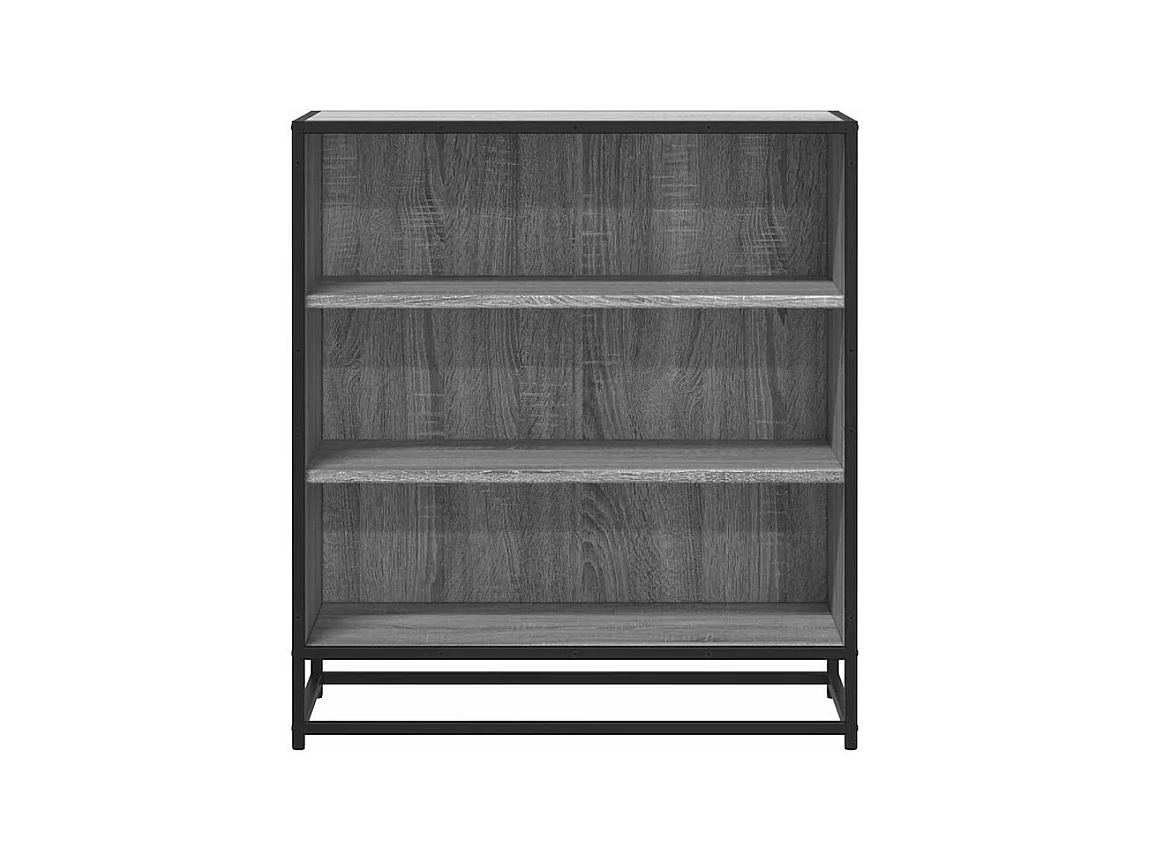 Buffet sonoma gris 68x35x76 bois d'ingénierie et métal