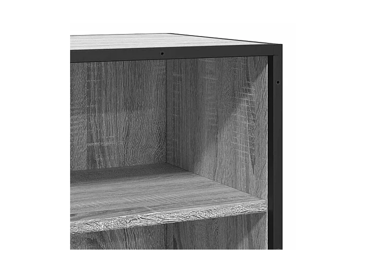 Buffet sonoma gris 68x35x76 bois d'ingénierie et métal