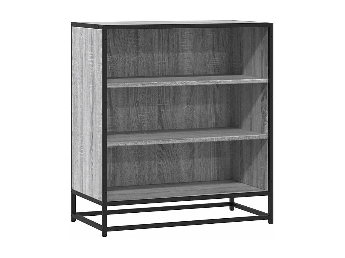 Buffet sonoma gris 68x35x76 bois d'ingénierie et métal