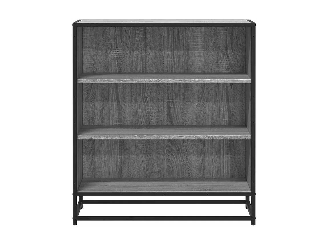 Buffet sonoma gris 68x35x76 bois d'ingénierie et métal