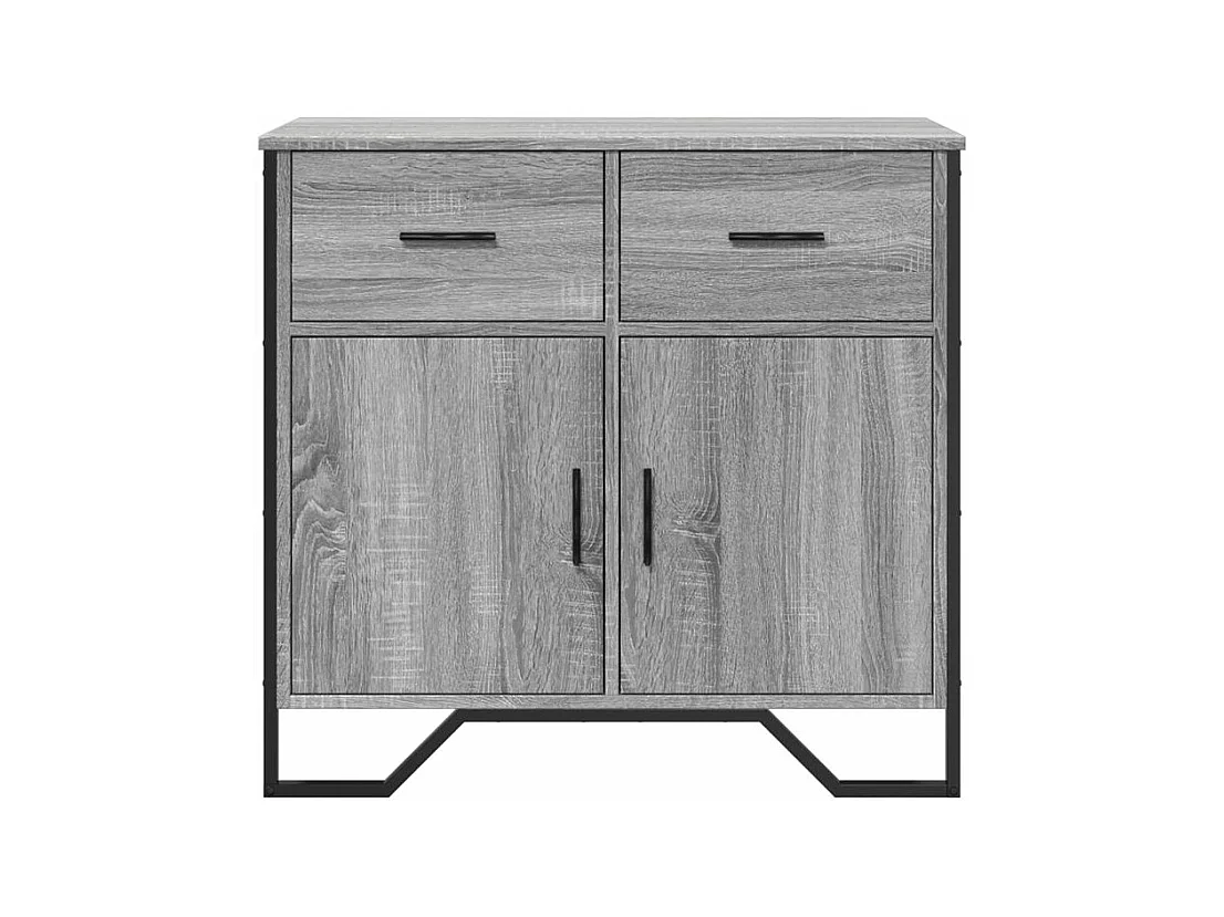Buffet sonoma gris 79,5x35,5x74,5 bois d'ingénierie