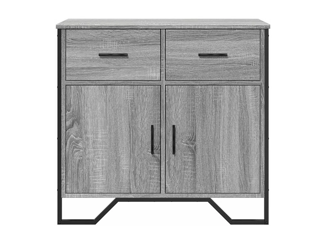 Buffet sonoma gris 79,5x35,5x74,5 bois d'ingénierie