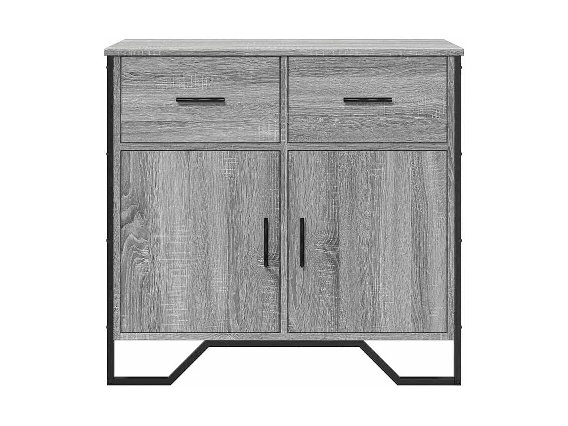 Buffet sonoma gris 79,5x35,5x74,5 bois d'ingénierie