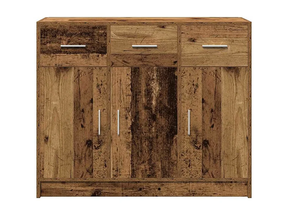 Buffet vieux bois 91x28x75 bois d'ingénierie