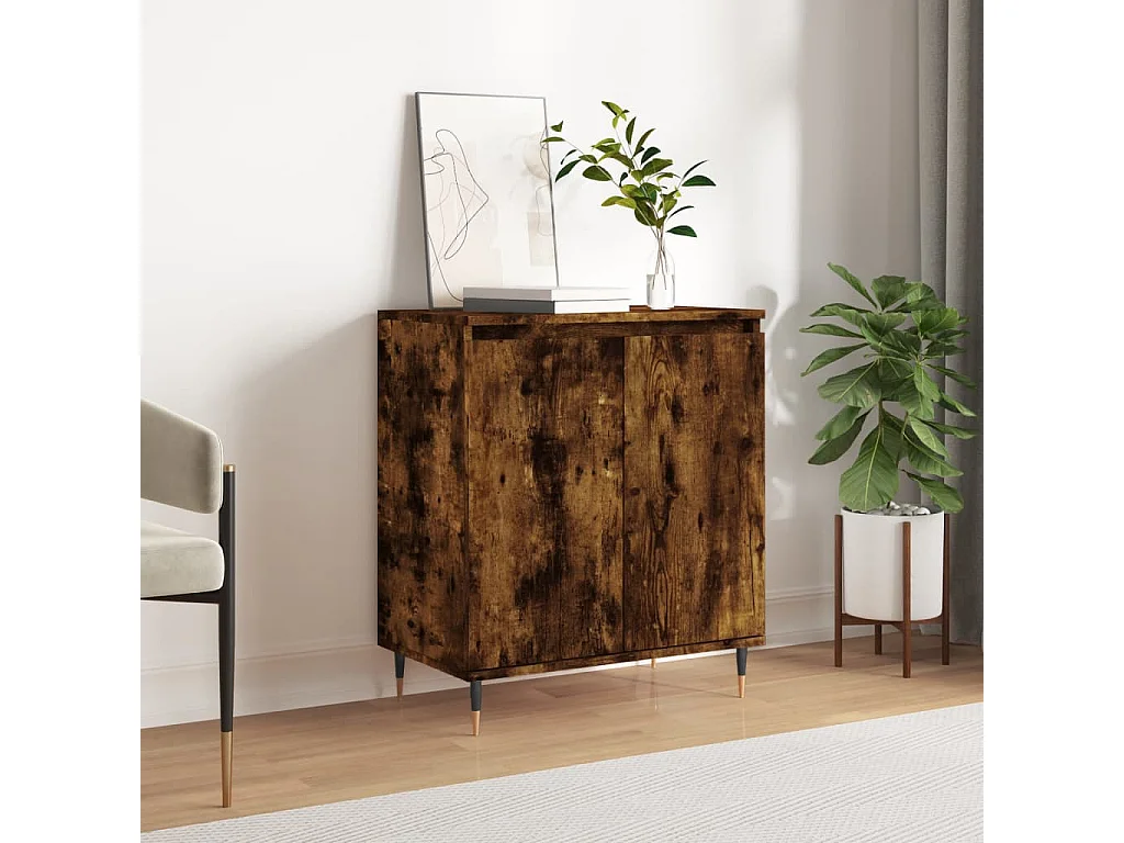 Buffet Chêne fumé 60x35x70 Bois d'ingénierie