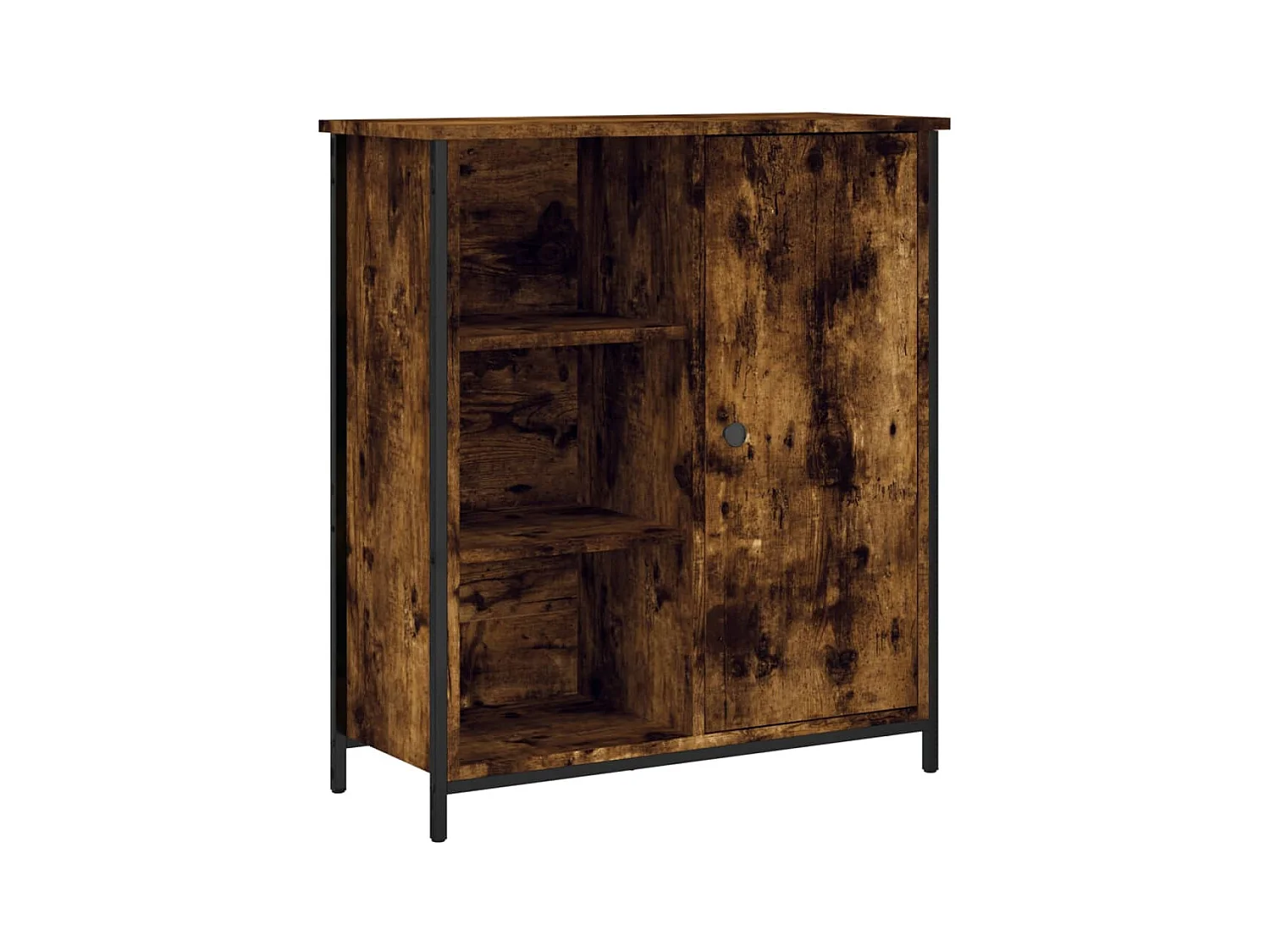 Buffet chêne fumé 70x30x80 bois d'ingénierie