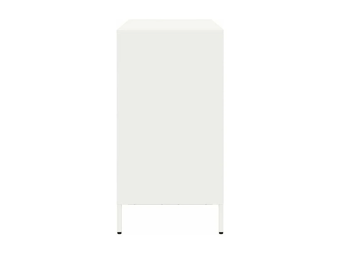 Buffet blanc 101,5x39x73,5 acier laminé à froid