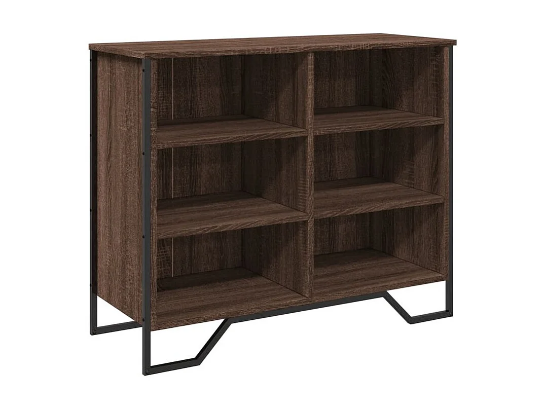 Buffet chêne marron 91x35,5x74,5 bois d'ingénierie