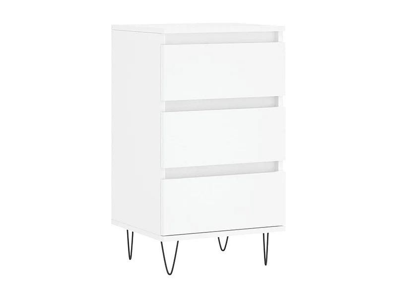 Buffet blanc 40x35x70 bois d’ingénierie