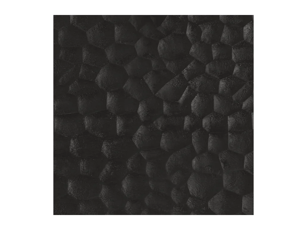 Armoires latérales 2pcs noir 60x33x75 bois massif de manguier