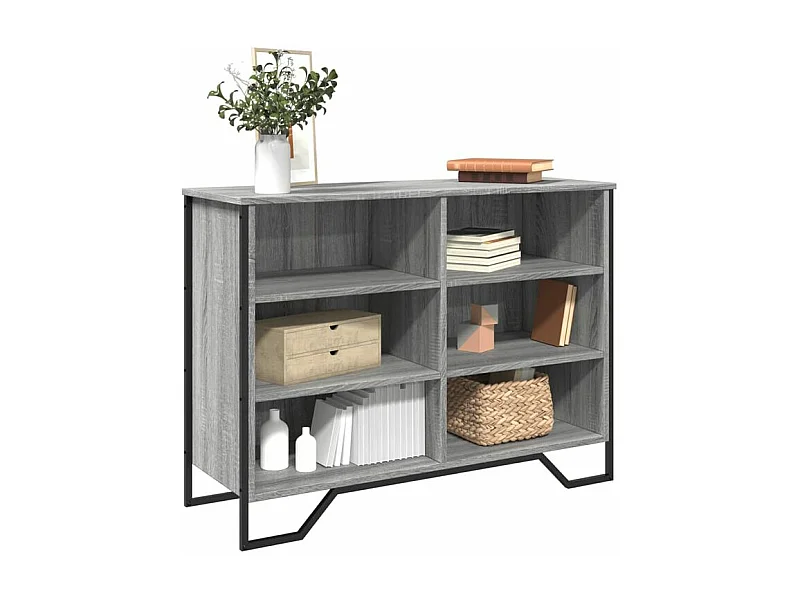 Buffet sonoma gris 101x35,5x74,5 bois d'ingénierie