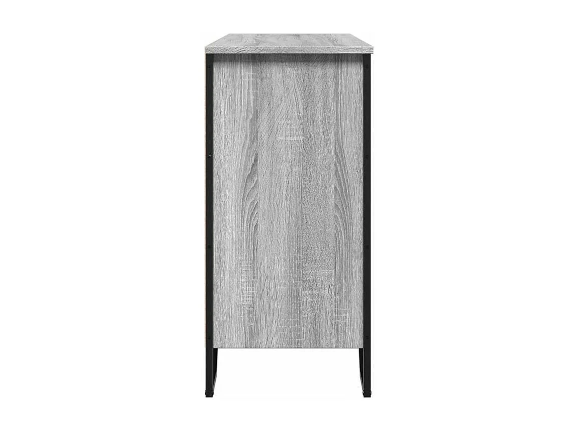 Buffet sonoma gris 101x35,5x74,5 bois d'ingénierie