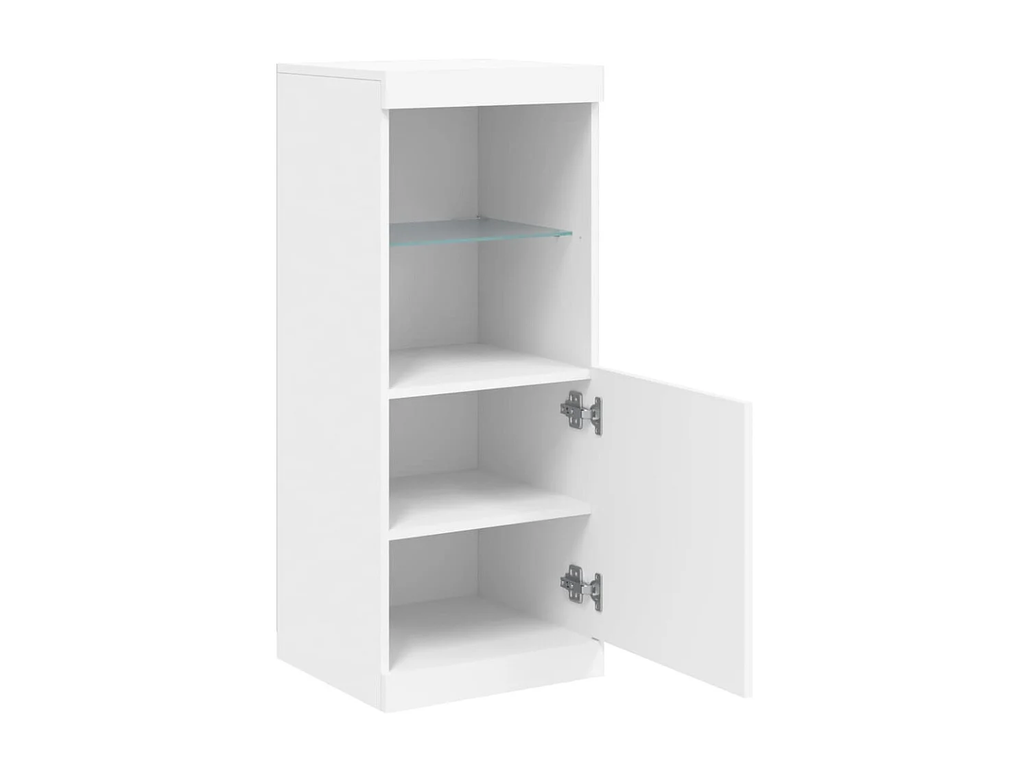 Buffet avec lumières LED blanc 41x37x100