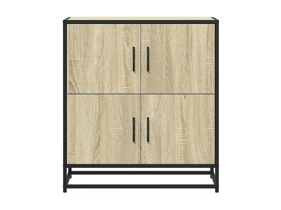 Buffet chêne sonoma 68x35x76 bois d'ingénierie