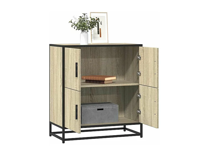 Buffet chêne sonoma 68x35x76 bois d'ingénierie