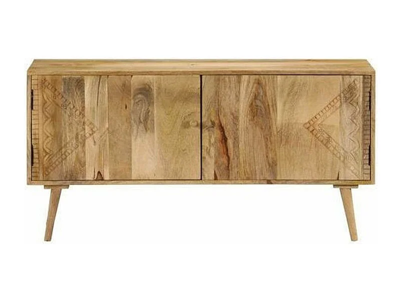 Buffet 2 portes manguier massif clair Sopra