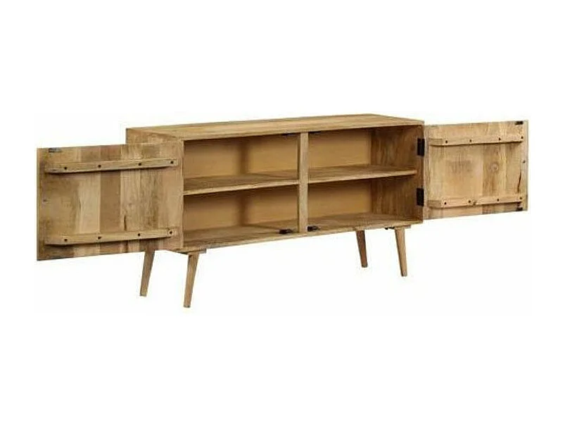 Buffet 2 portes manguier massif clair Sopra