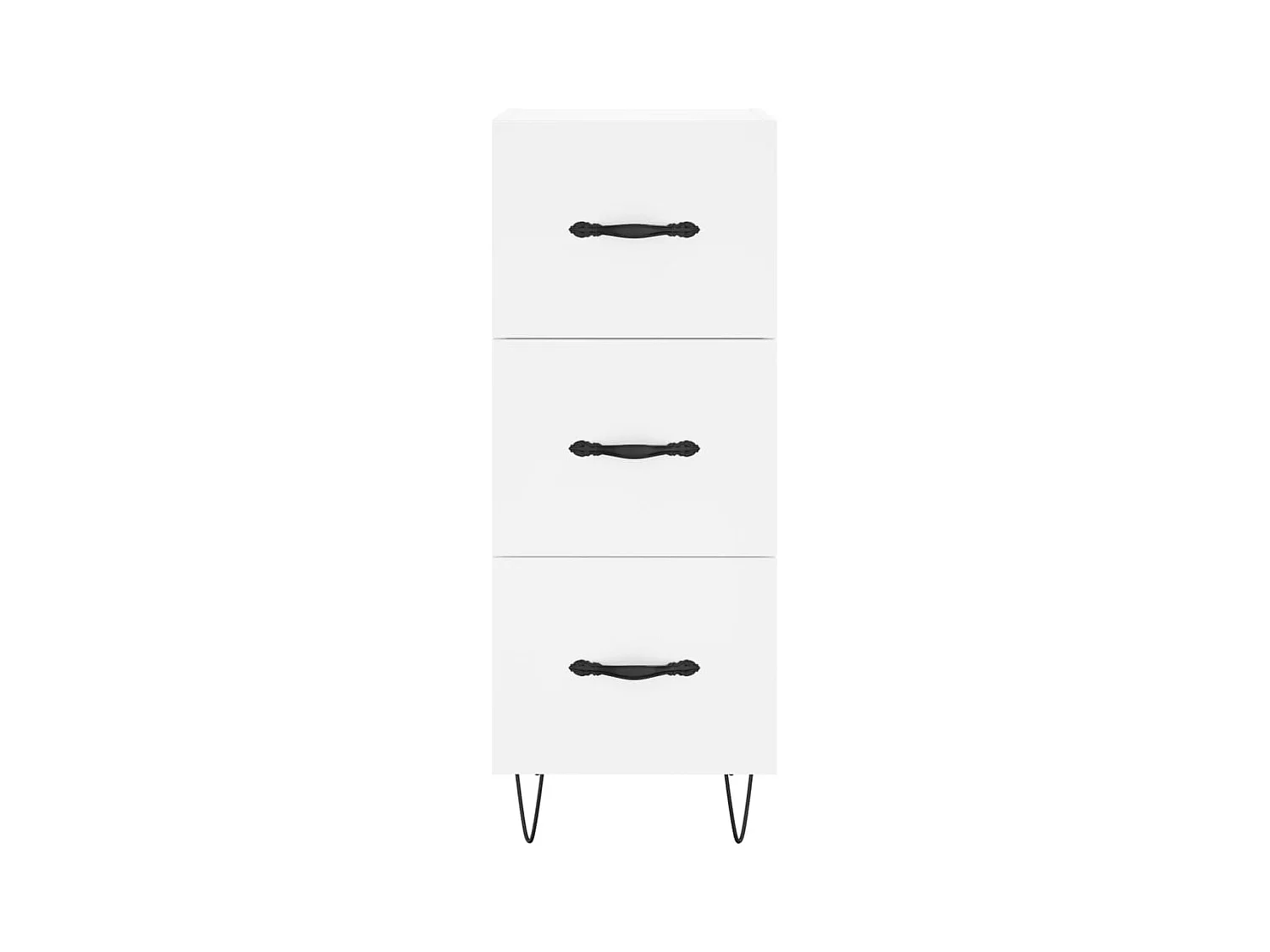 Buffet blanc 34,5x34x90 bois d'ingénierie