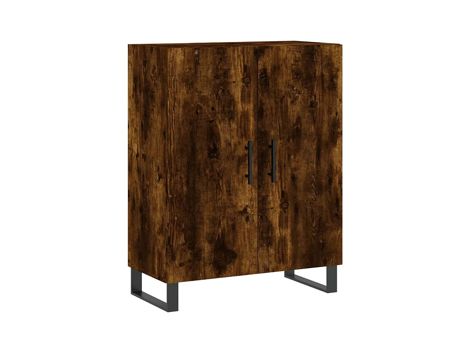 Buffet chêne fumé 69,5x34x90 bois d'ingénierie