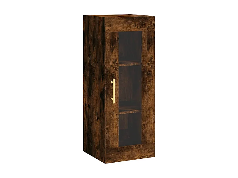 Armoire murale chêne fumé 34,5x34x90