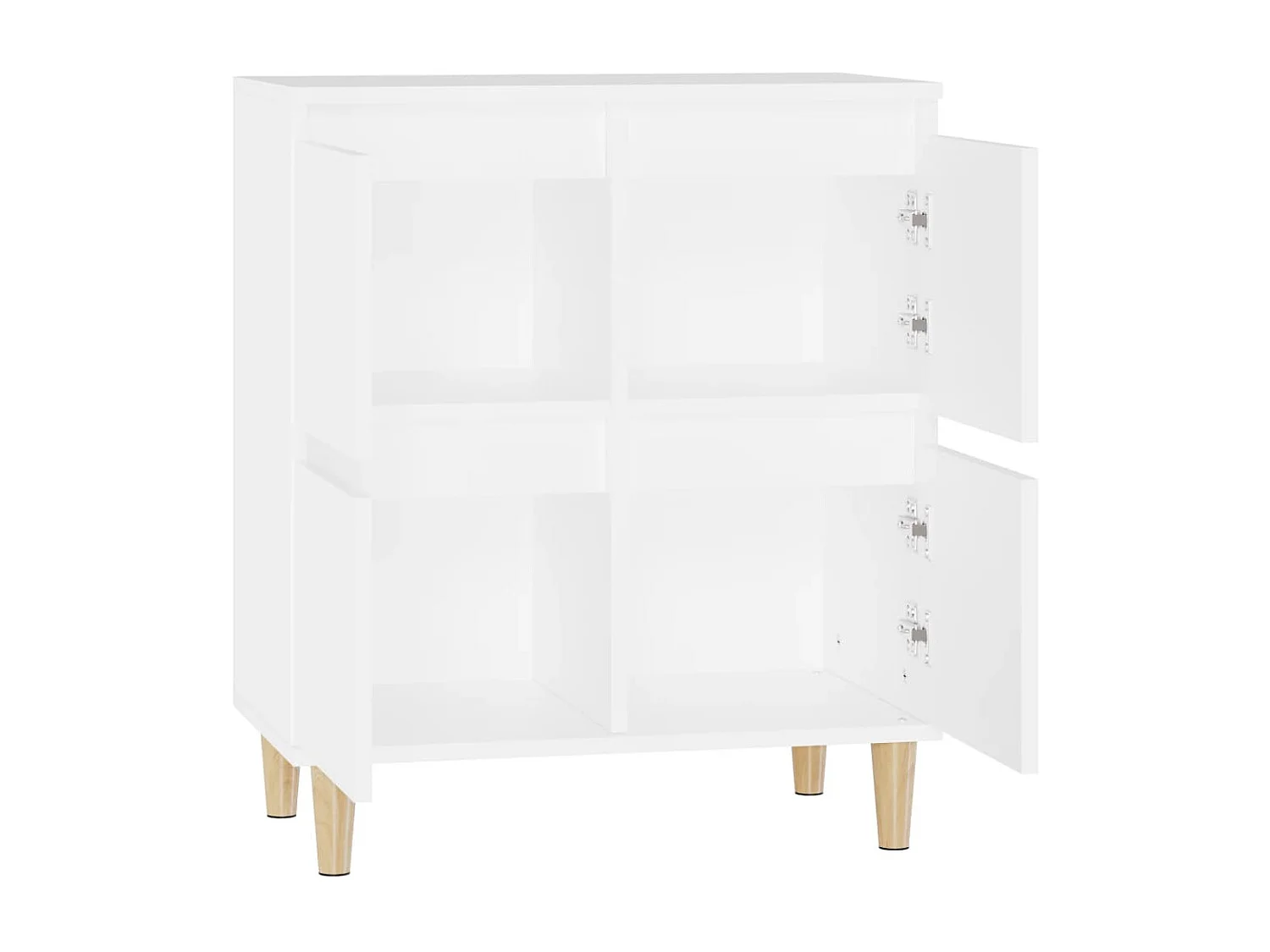 Buffet Blanc 60x35x70 Bois d'ingénierie