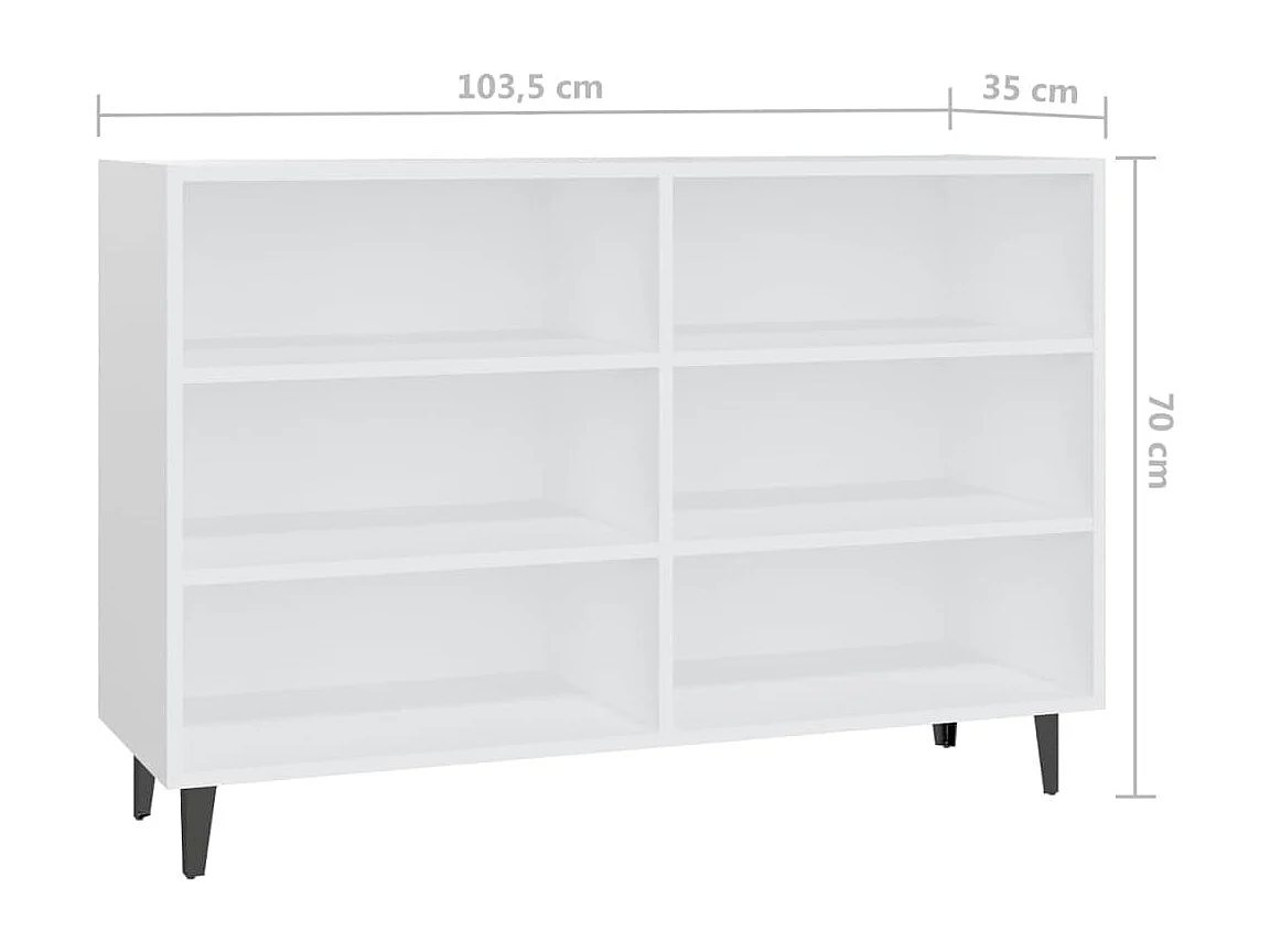 Buffet Blanc 103,5x35x70 3