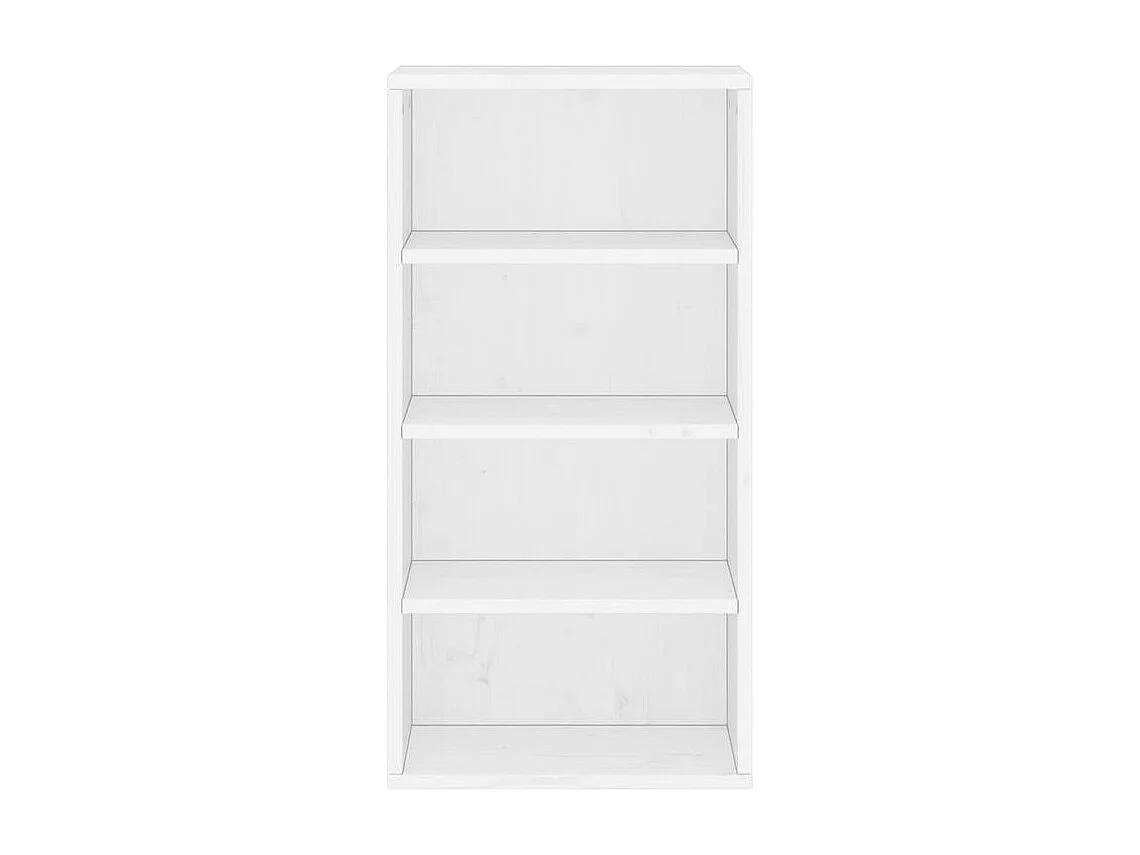 Armoire latérale ODDA blanc 40x24x79 bois massif pin