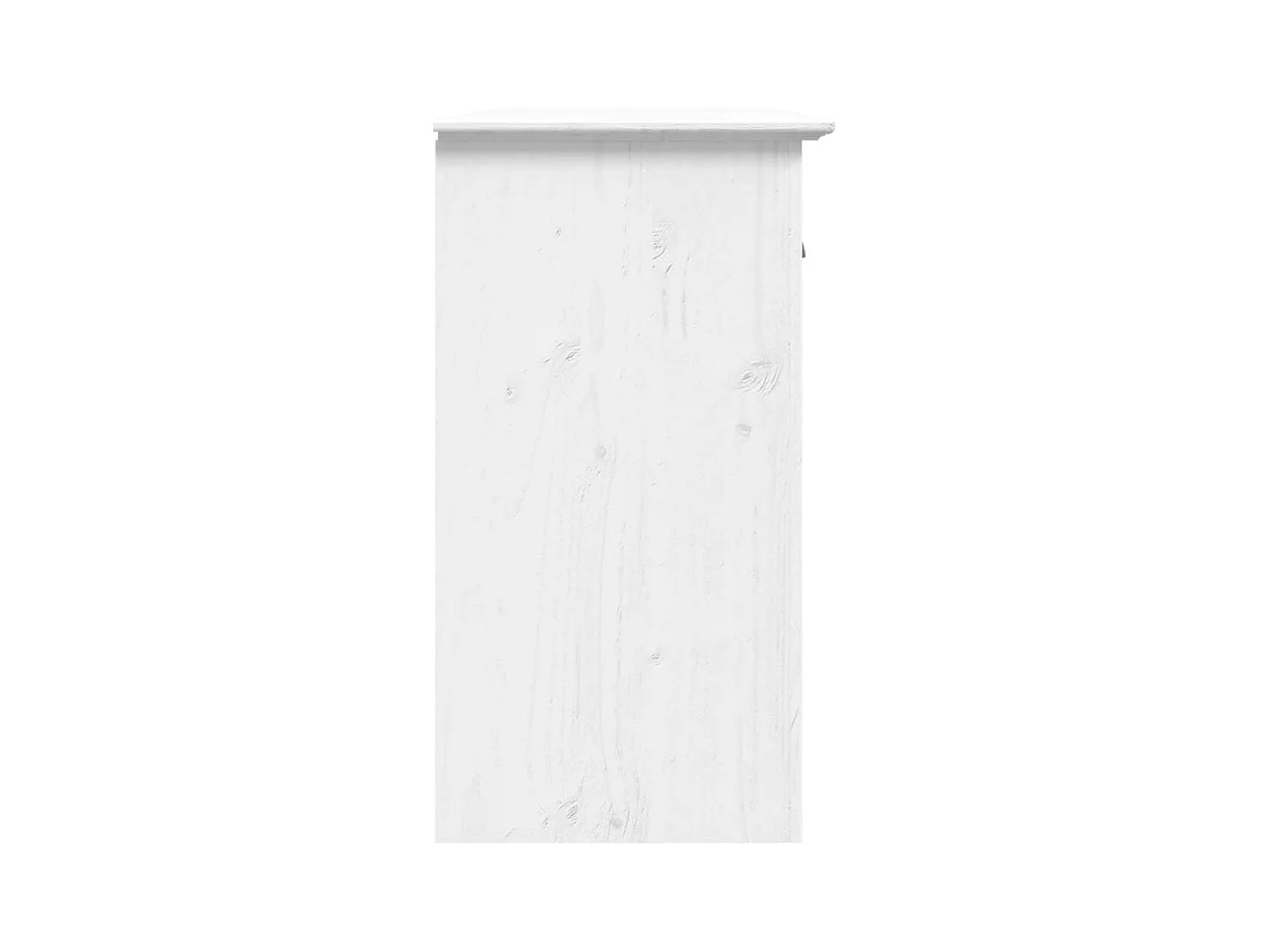 Buffet BODO blanc 115x43x79,5 bois massif de pin