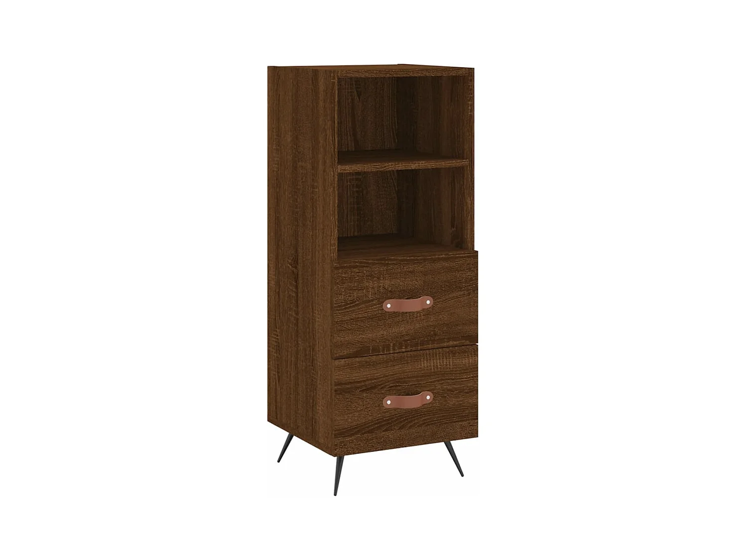Buffet Chêne marron 34,5x34x90 Bois d'ingénierie