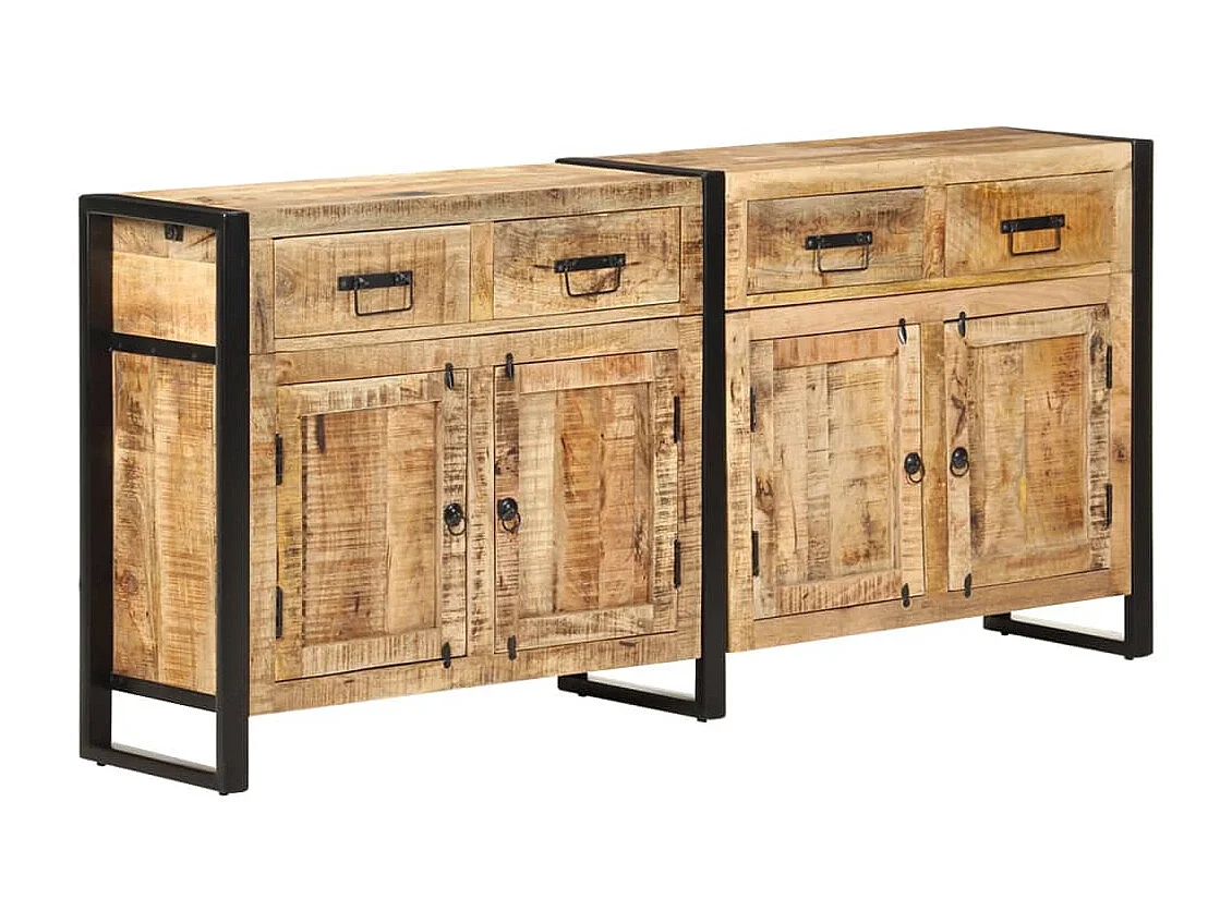 Buffet 172x35x80 Bois de manguier massif