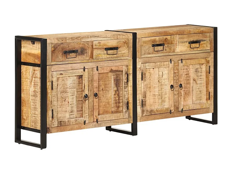 Buffet 172x35x80 Bois de manguier massif
