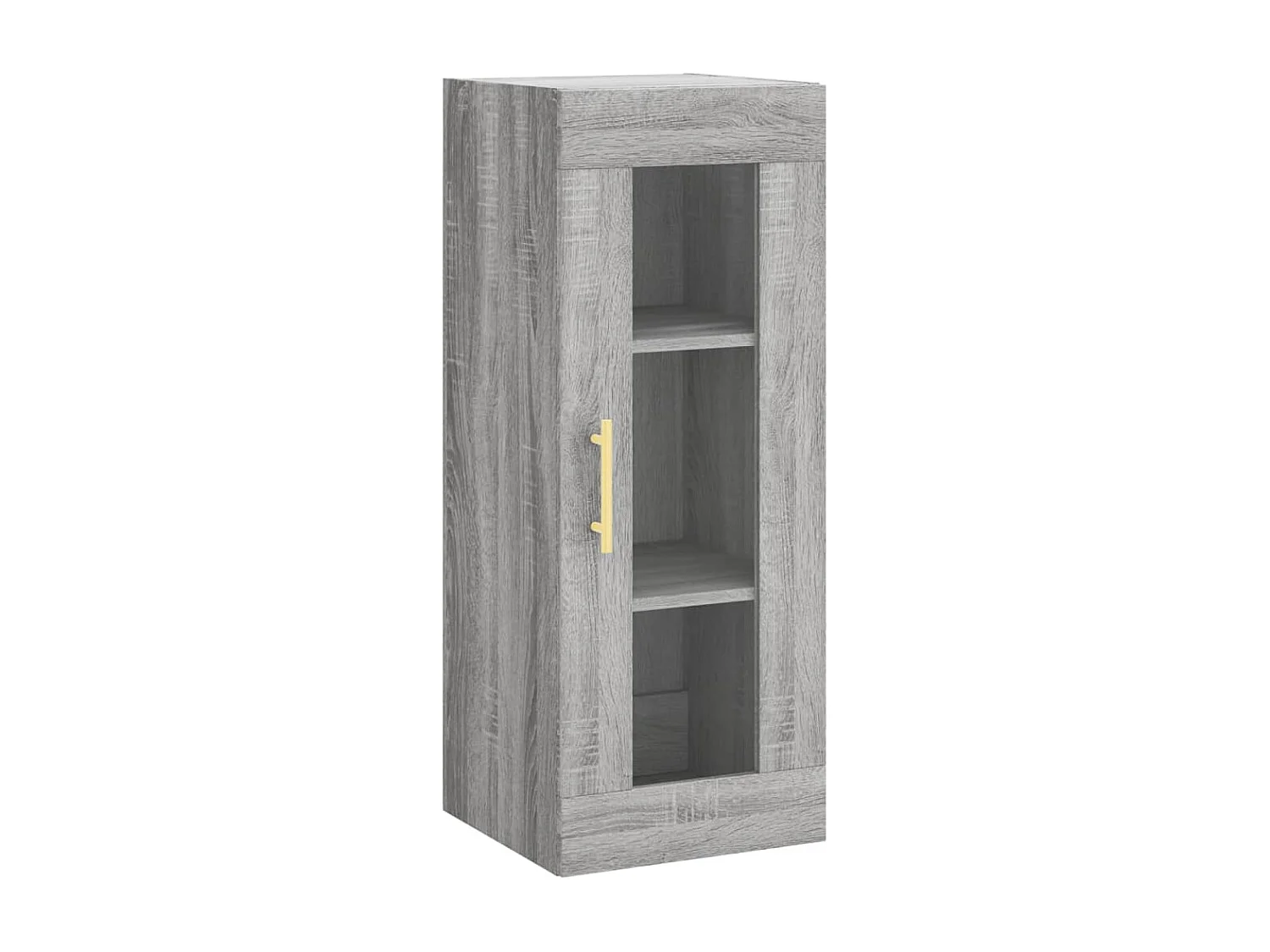 Buffet haut Sonoma gris 34,5x34x180 Bois d'ingénierie