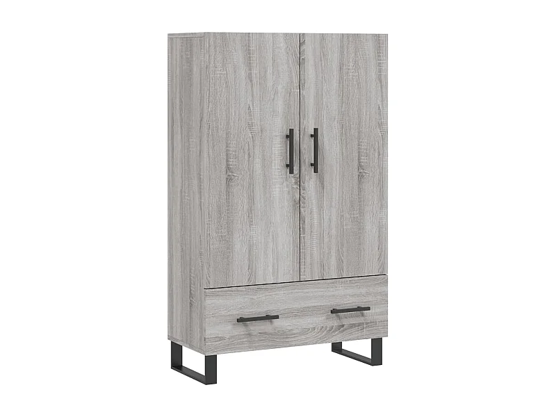 Buffet haut sonoma gris 69,5x31x115 bois d'ingénierie