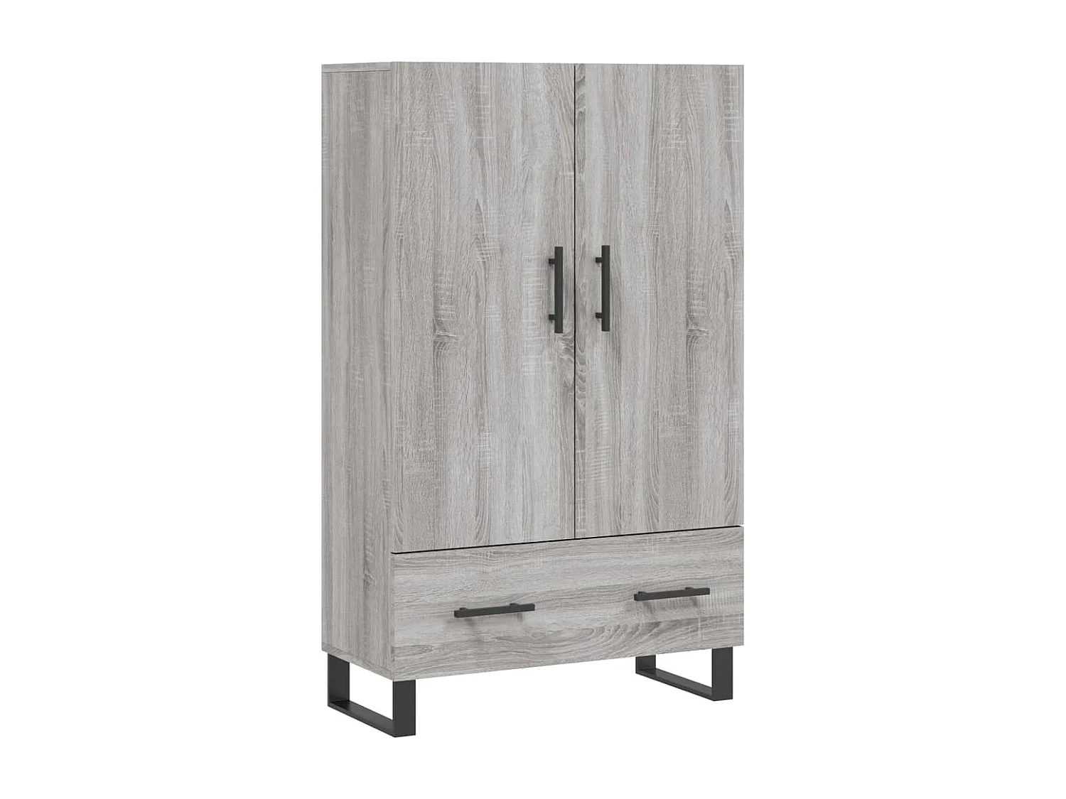Buffet haut sonoma gris 69,5x31x115 bois d'ingénierie