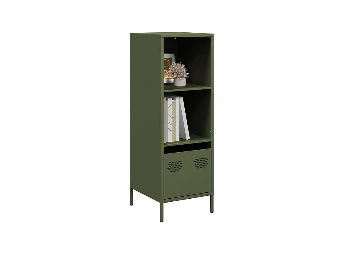Buffet vert olive 35x39x103,5 acier