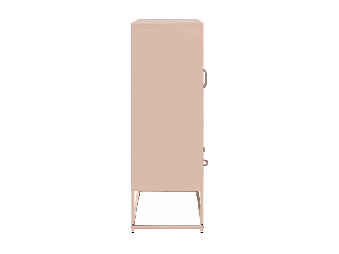 Buffet haut rose 68x39x111,5 acier