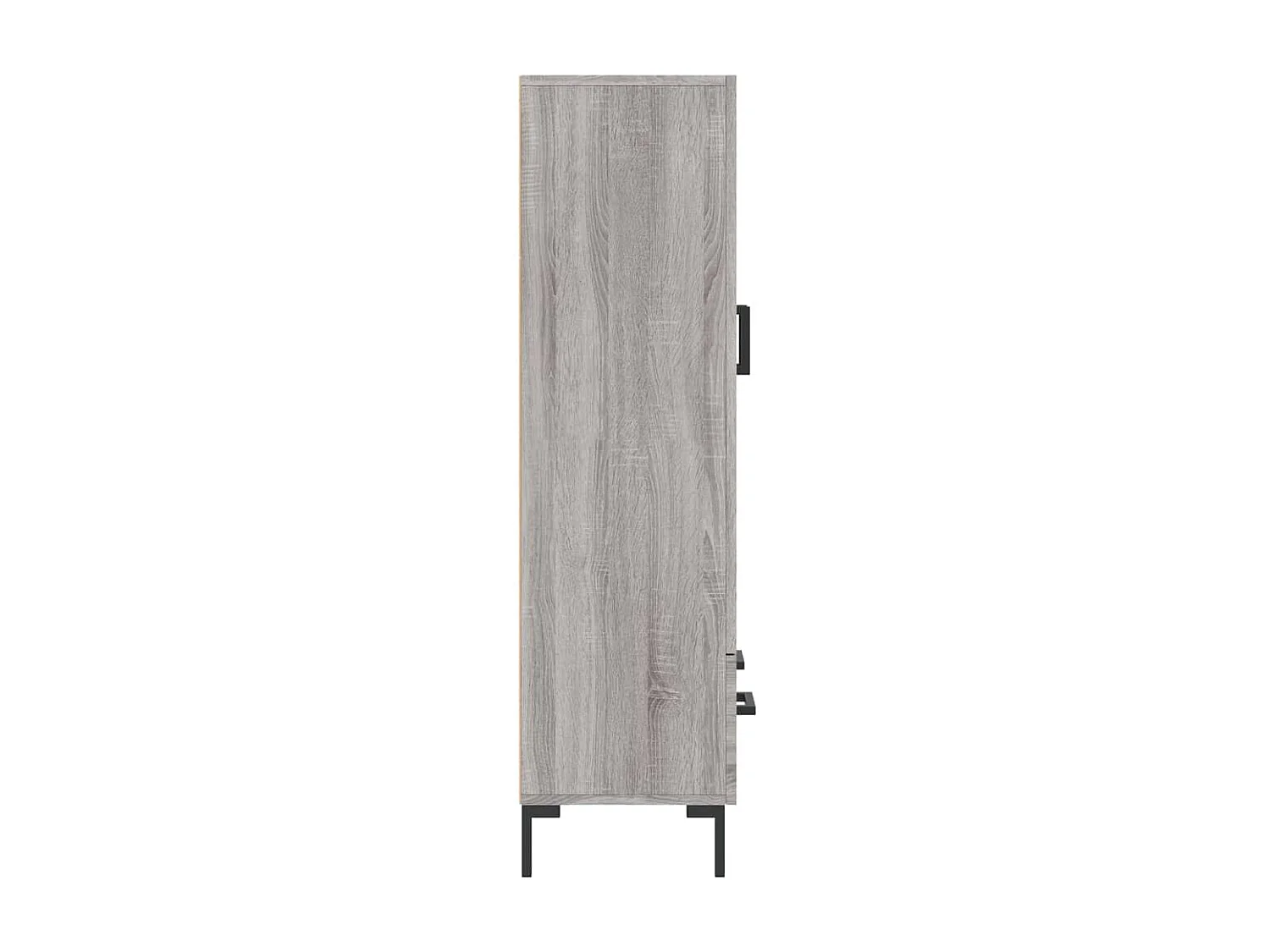 Buffet haut sonoma gris 69,5x31x115 bois d'ingénierie