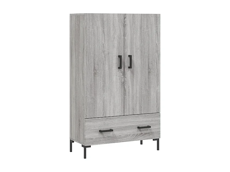 Buffet haut sonoma gris 69,5x31x115 bois d'ingénierie