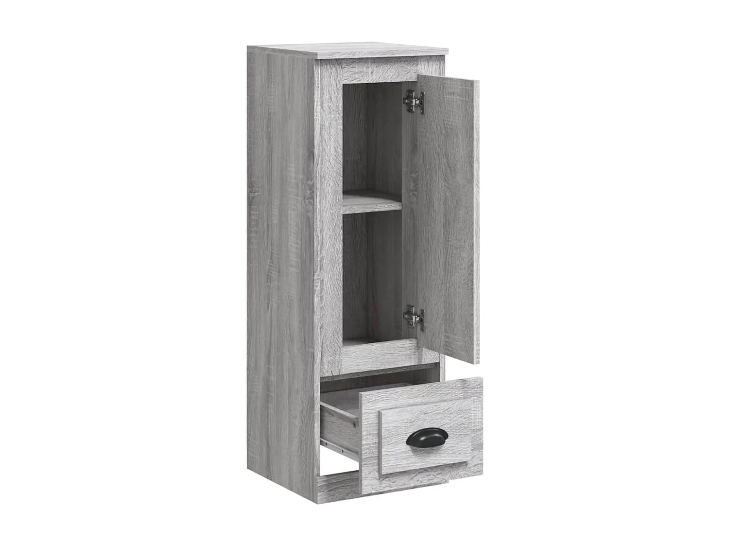 Buffet haut sonoma gris 36x35,5x103,5 bois d'ingénierie