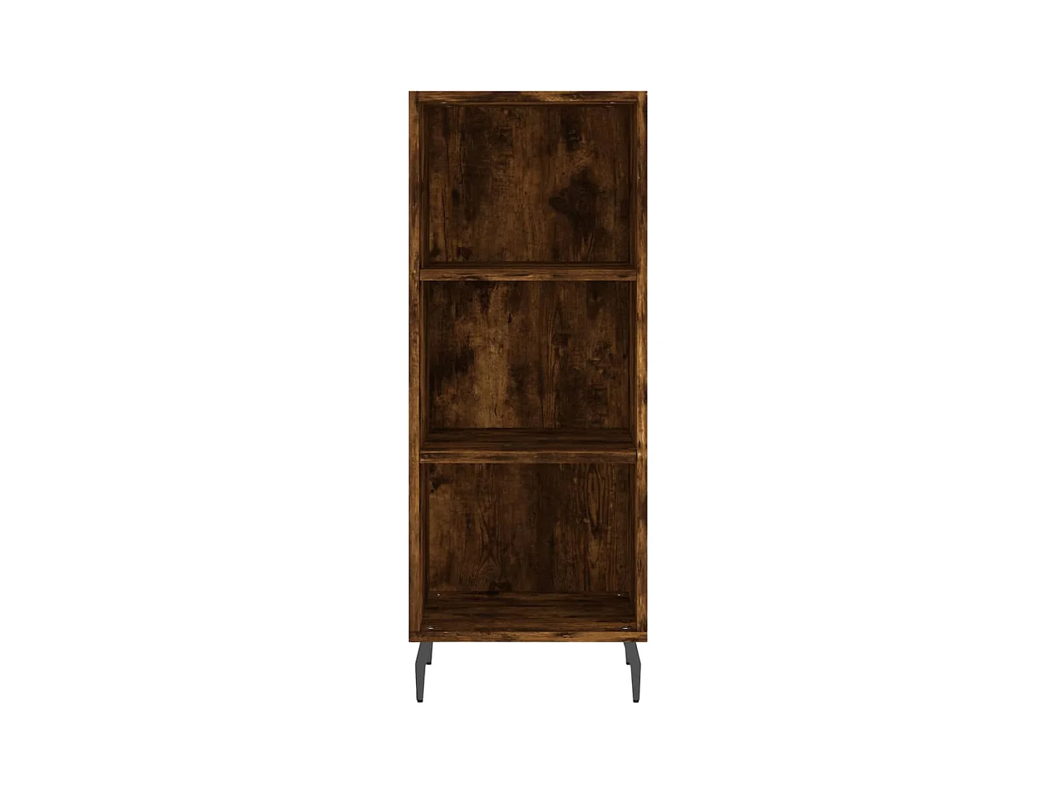 Buffet haut Chêne fumé 34,5x34x180 Bois d'ingénierie