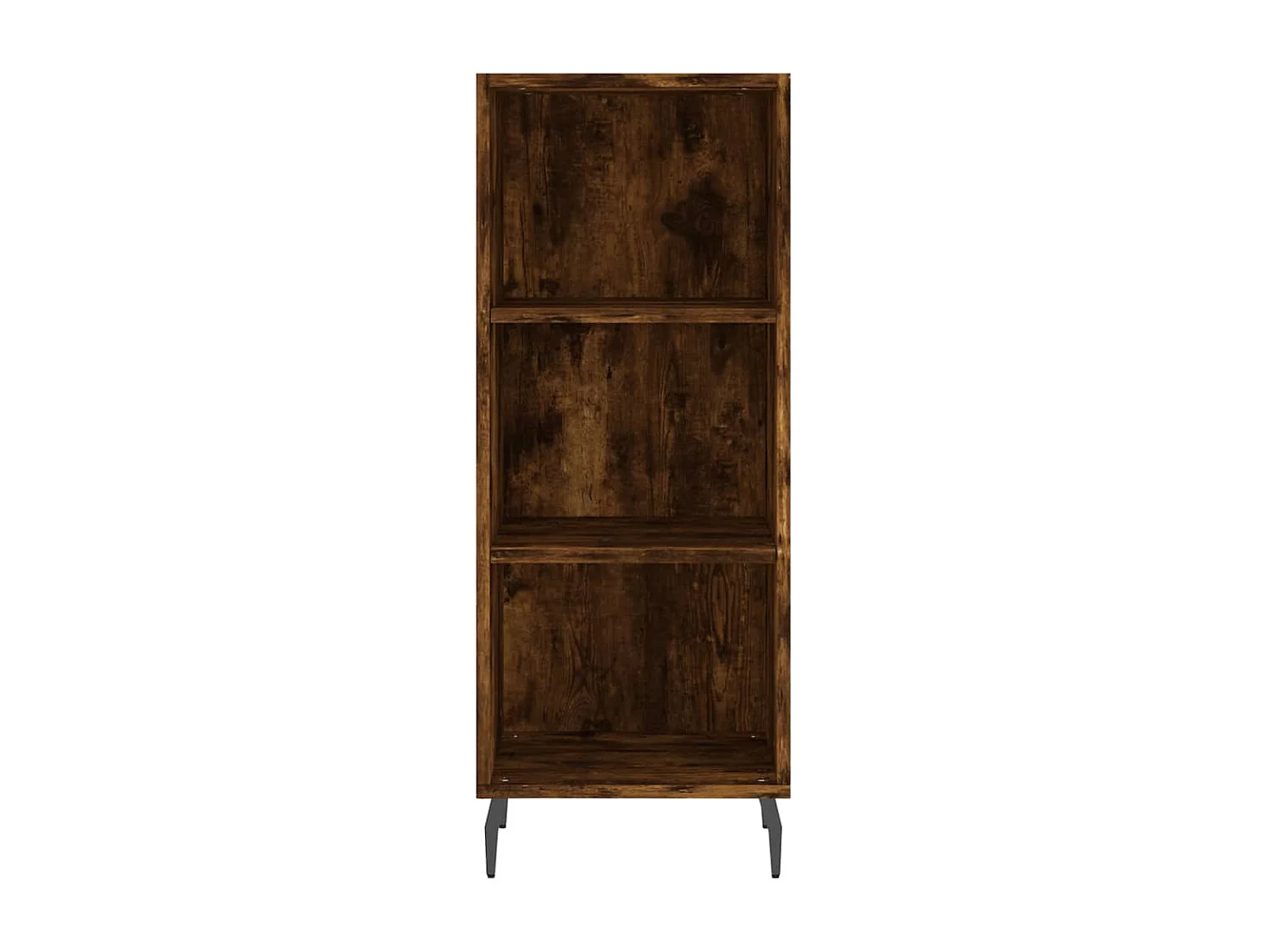 Buffet haut Chêne fumé 34,5x34x180 Bois d'ingénierie