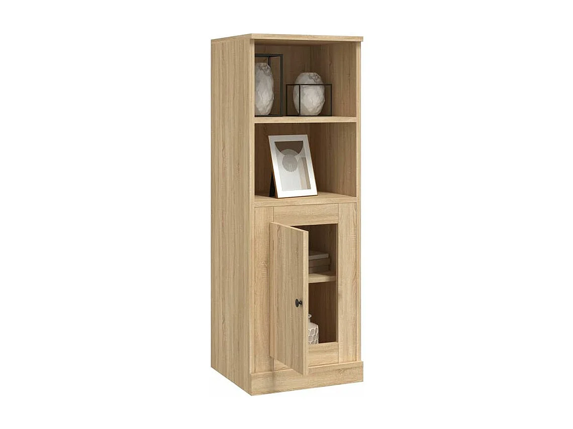 Buffet haut chêne sonoma 36x35,5x103,5 bois d'ingénierie