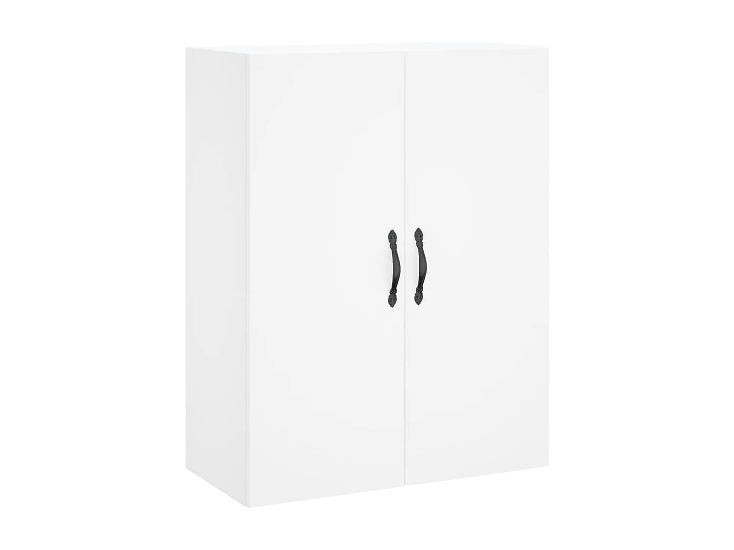 Buffet haut Blanc 69,5x34x180 Bois d'ingénierie