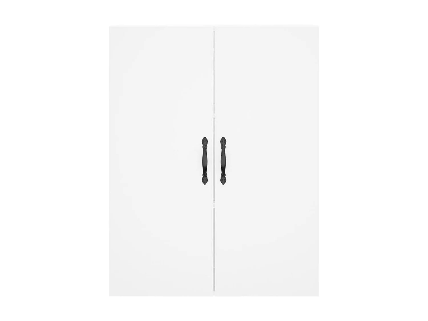 Buffet haut Blanc 69,5x34x180 Bois d'ingénierie