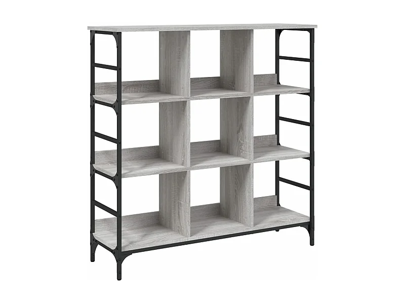 Buffet sonoma gris 102x32x103,5 bois d'ingénierie